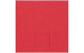 Rico Essentials Karte quadratisch Rot, 50 Stück, 220 g/m²
