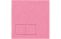 Rico Essentials Karte quadratisch Pink, 50 Stück, 220 g/m²