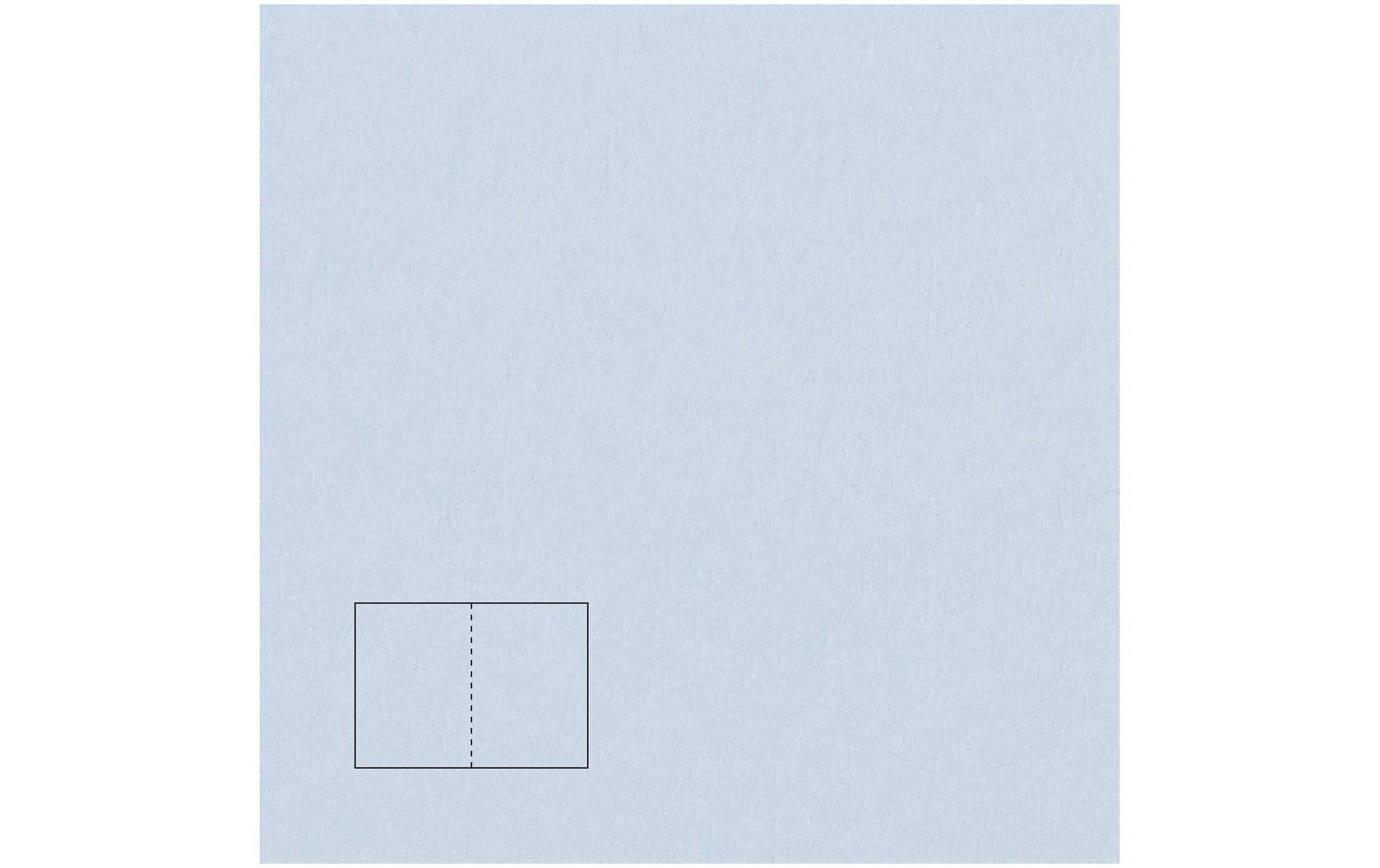 Rico Essentials Karte A6 Klappkarte Hellblau, 50 Stück, 240 g/m²