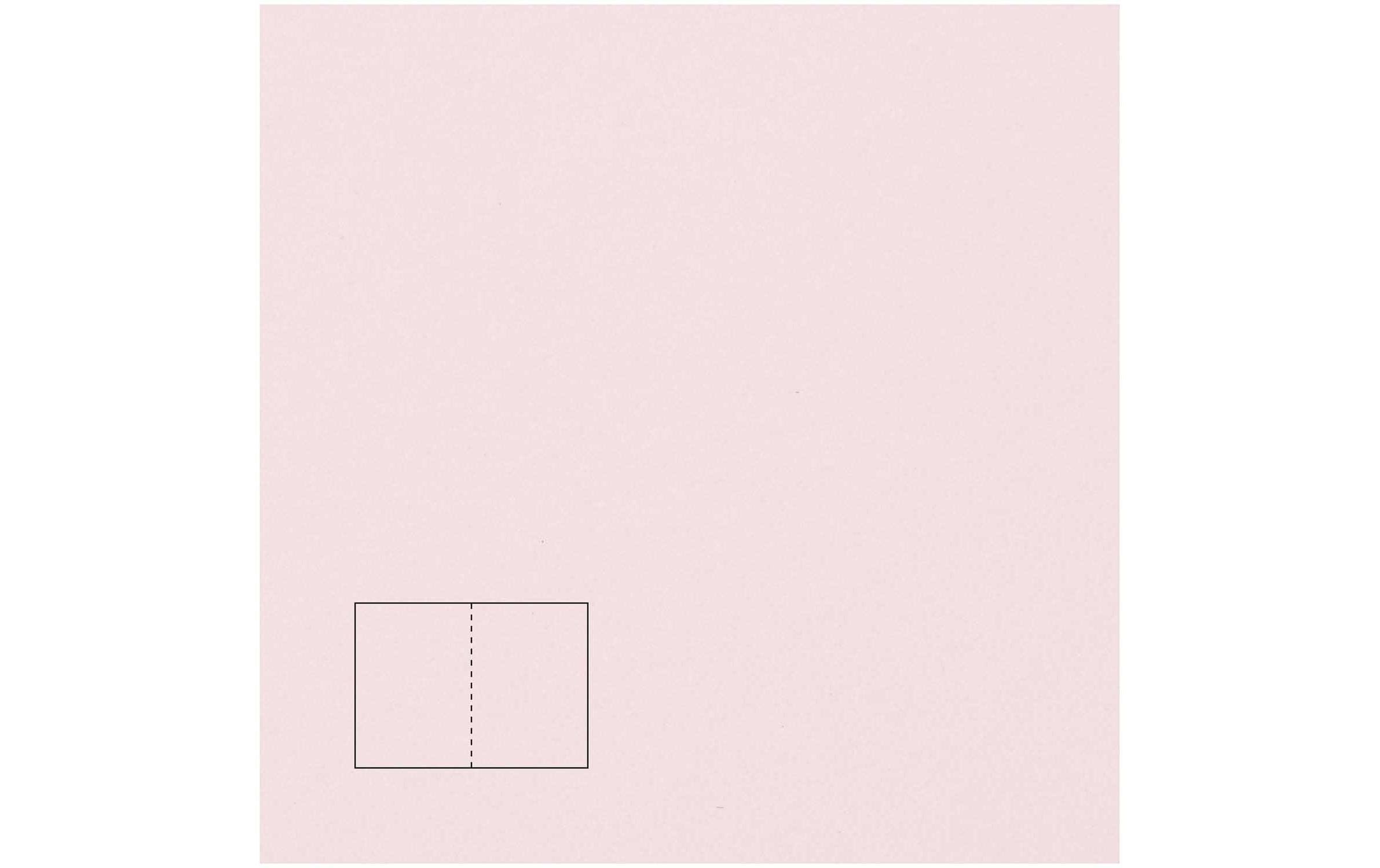Rico Essentials Karte A6 Klappkarte Rosa, 50 Stück, 240 g/m²