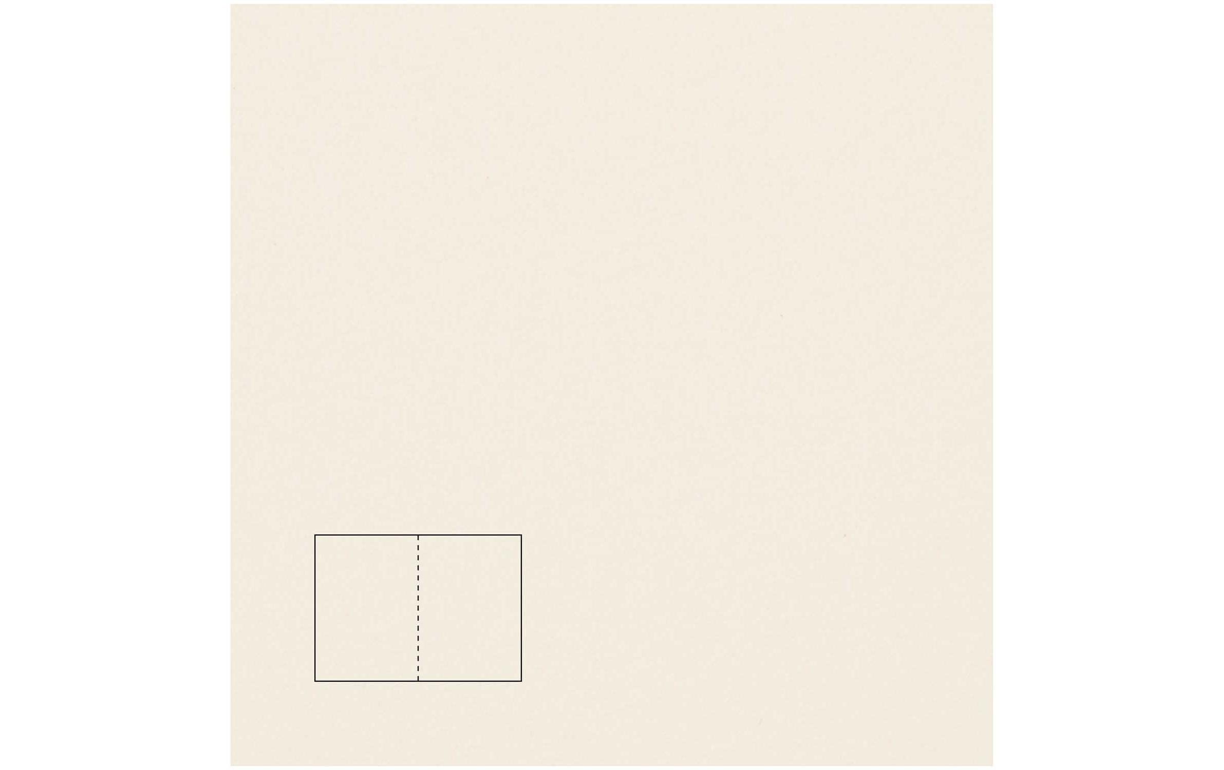 Rico Essentials Karte A6 Klappkarte Hellgelb, 50 Stück, 240 g/m²