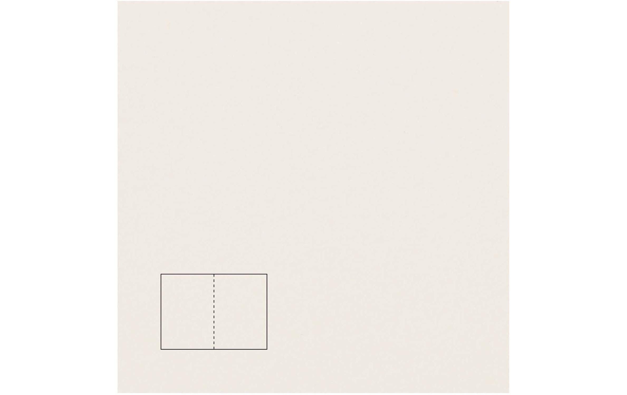Rico Essentials Karte A6 Klappkarte Elfenbein, 50 Stück, 240 g/m²