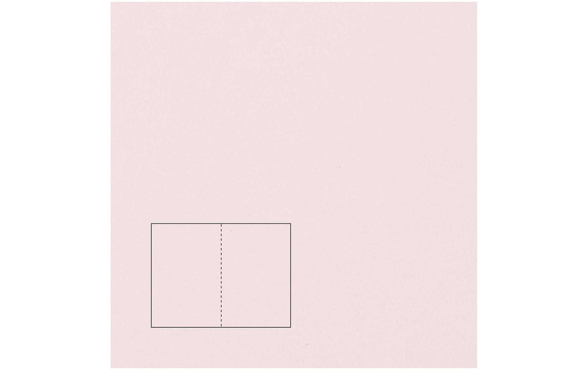 Rico Essentials Karte A5 Klappkarte Rosa, 50 Stück, 240 g/m²