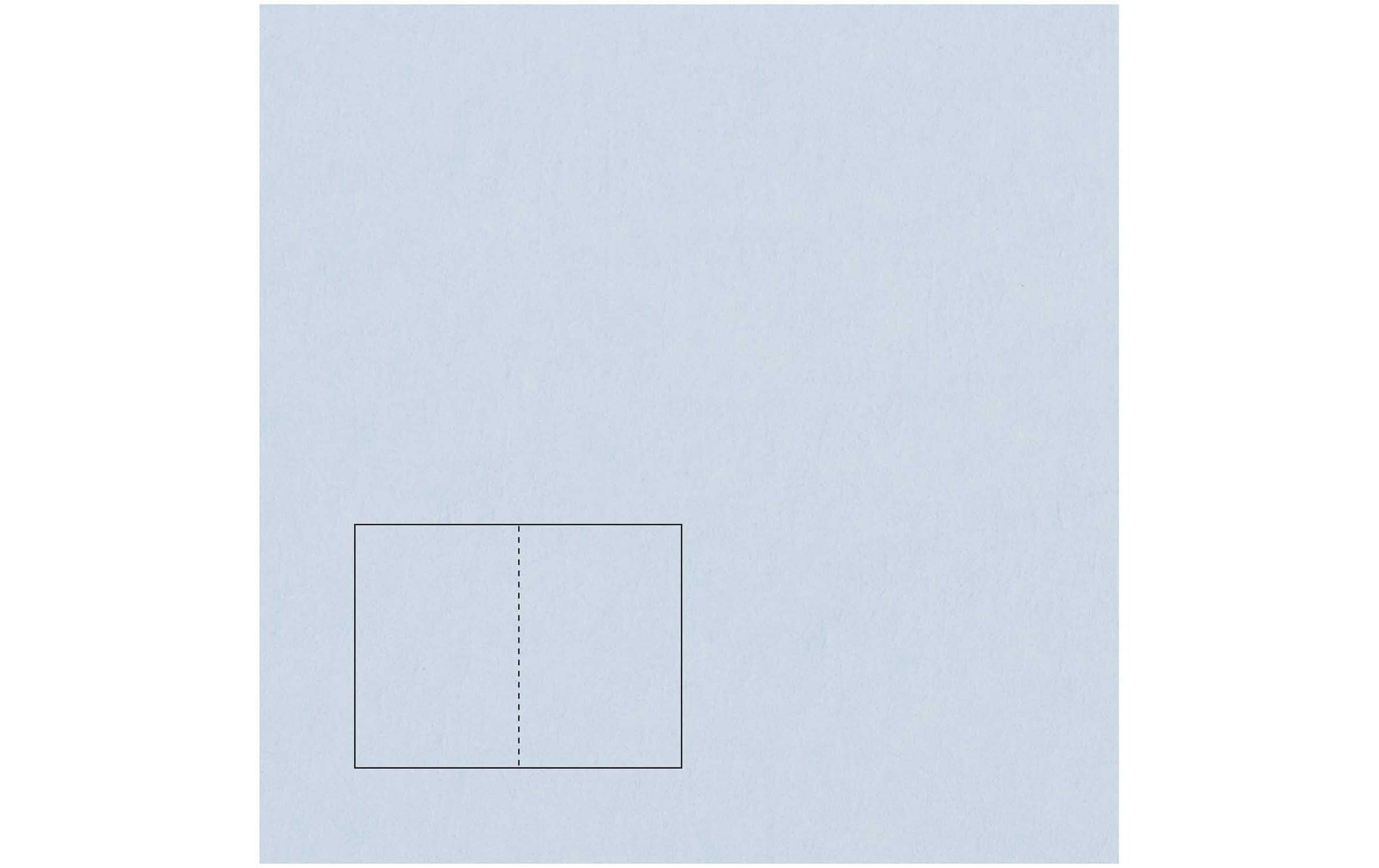 Rico Essentials Karte A5 Klappkarte Hellblau, 50 Stück, 240 g/m²