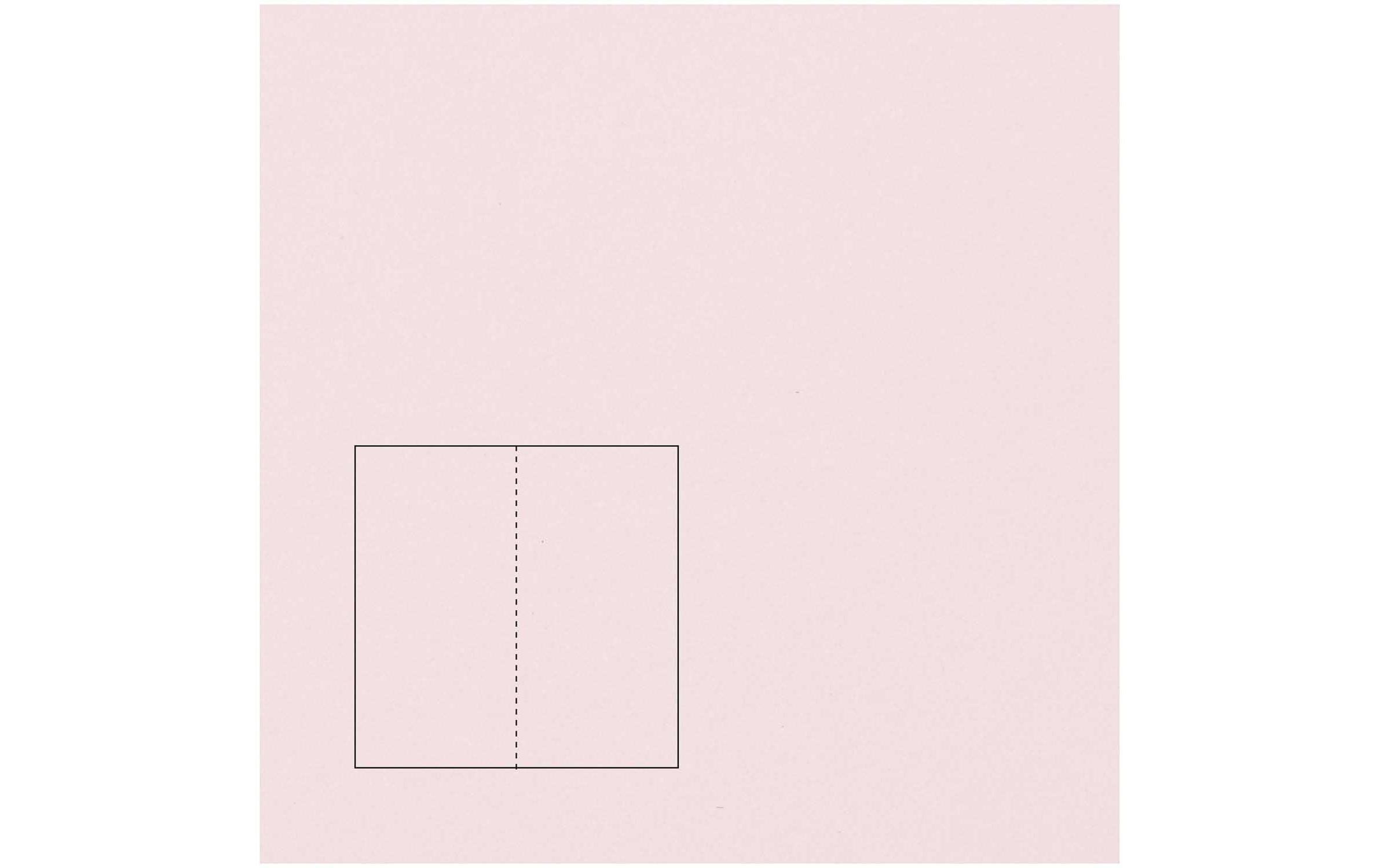 Rico Essentials DL Klappkarte 240 g/m² Rosa, 50 Stück