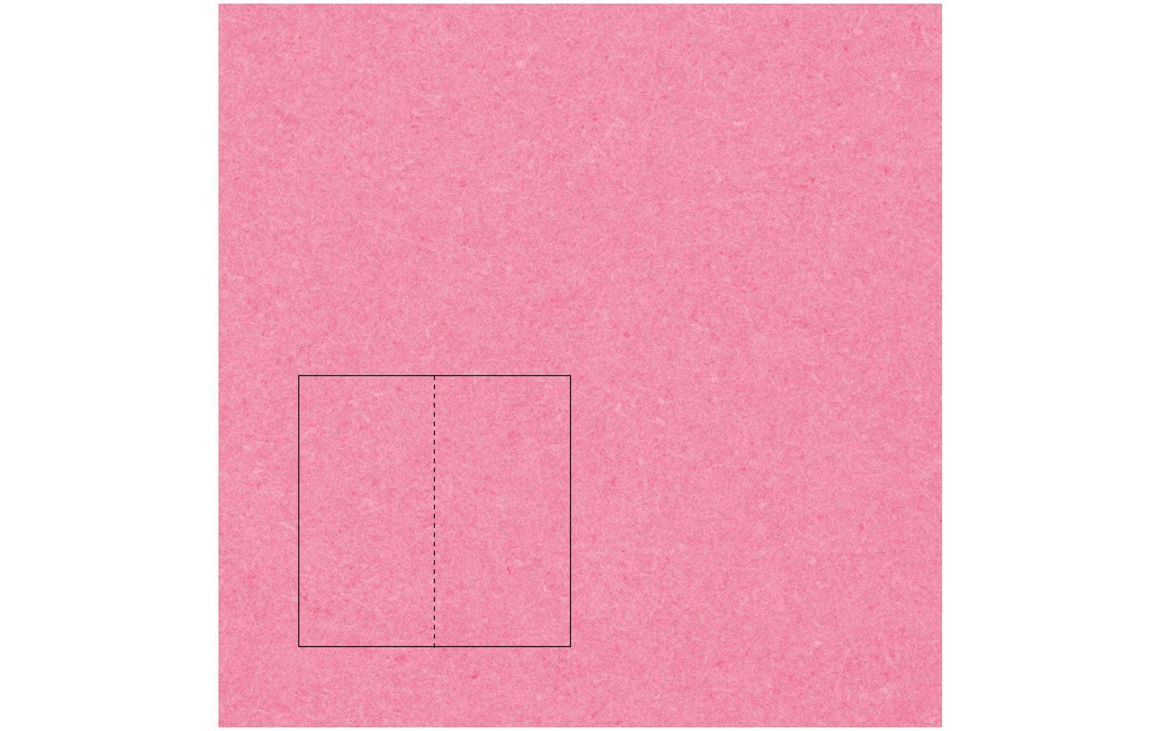 Rico Essentials DL Klappkarte 240 g/m² Pink, 50 Stück