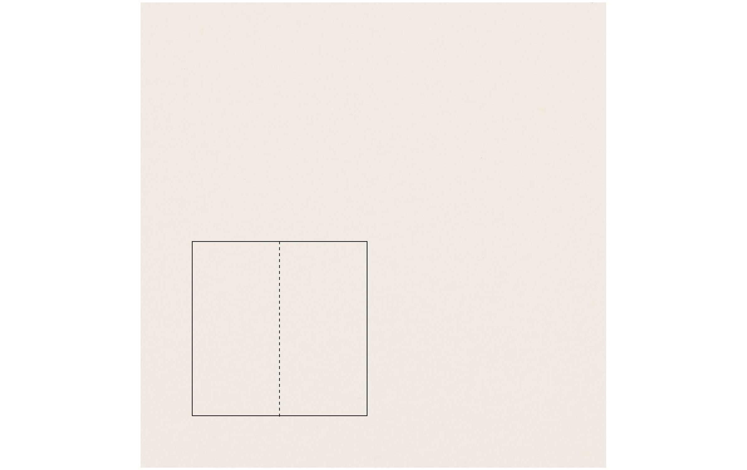 Rico Essentials DL Klappkarte 240 g/m² Elfenbein, 50 Stück