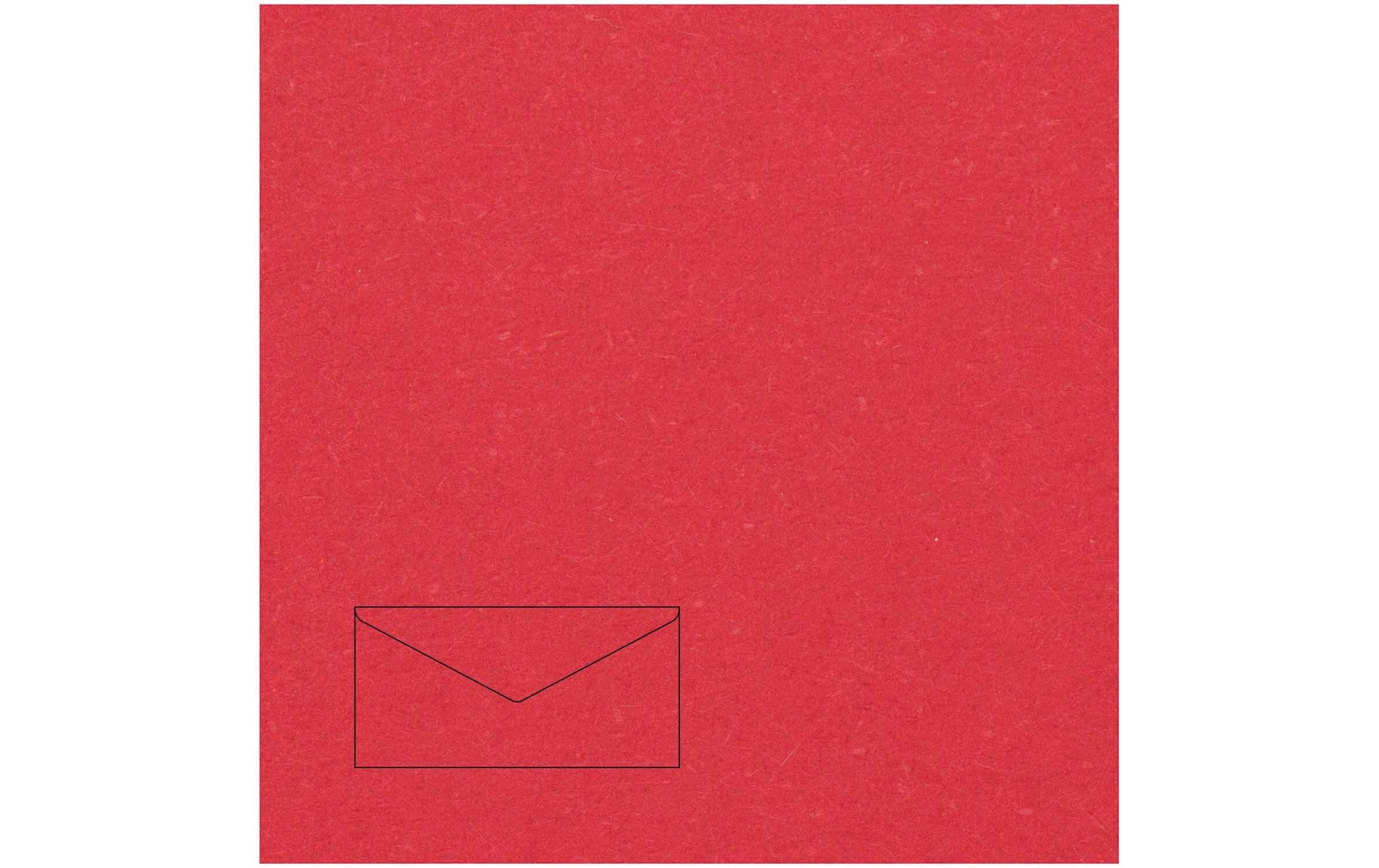 Rico Essentials DL Umschlag 100 g/m² Rot, 50 Stück