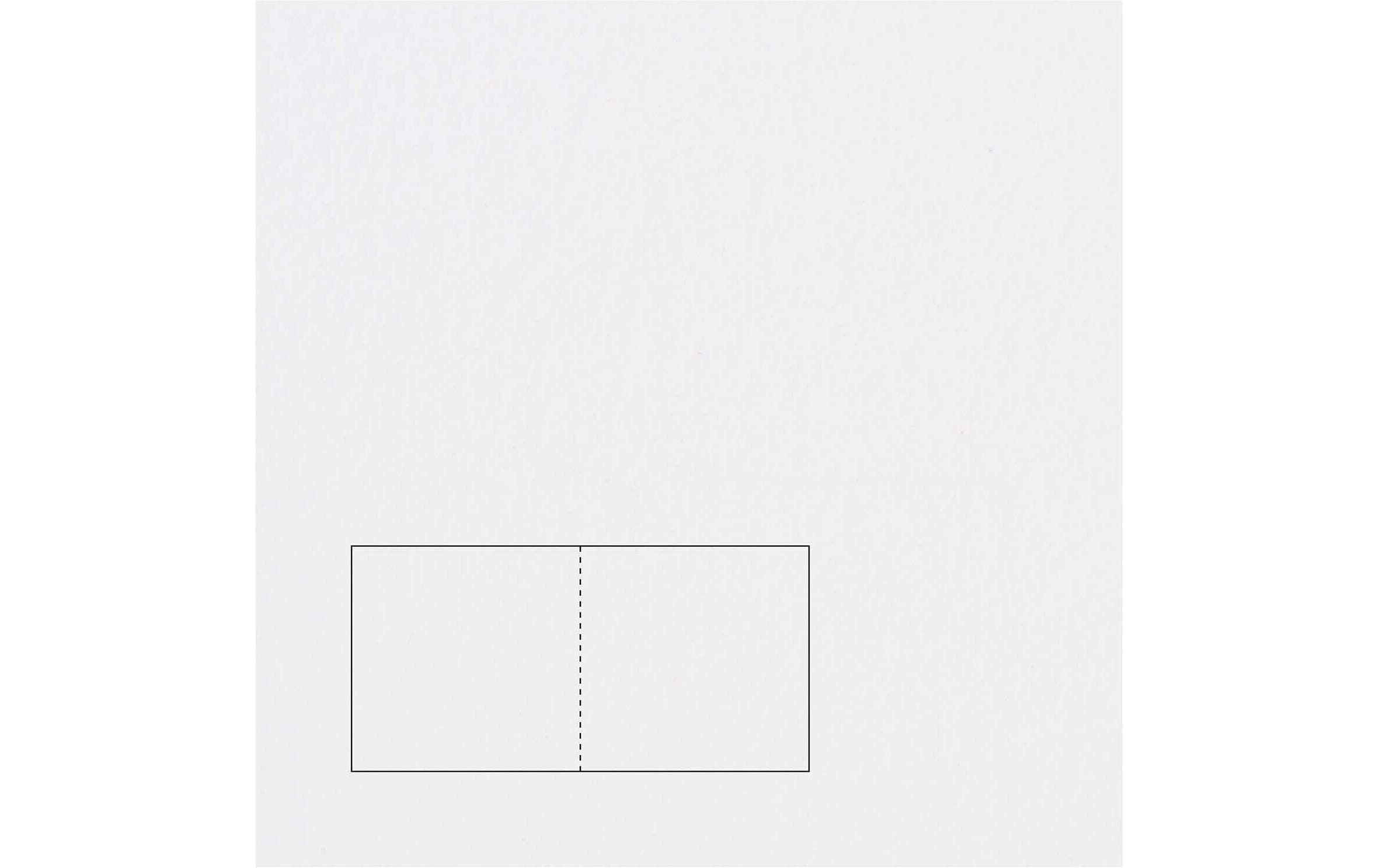 Rico Essentials Karte quadratisch Hochweiss, 50 Stück, 220 g/m²