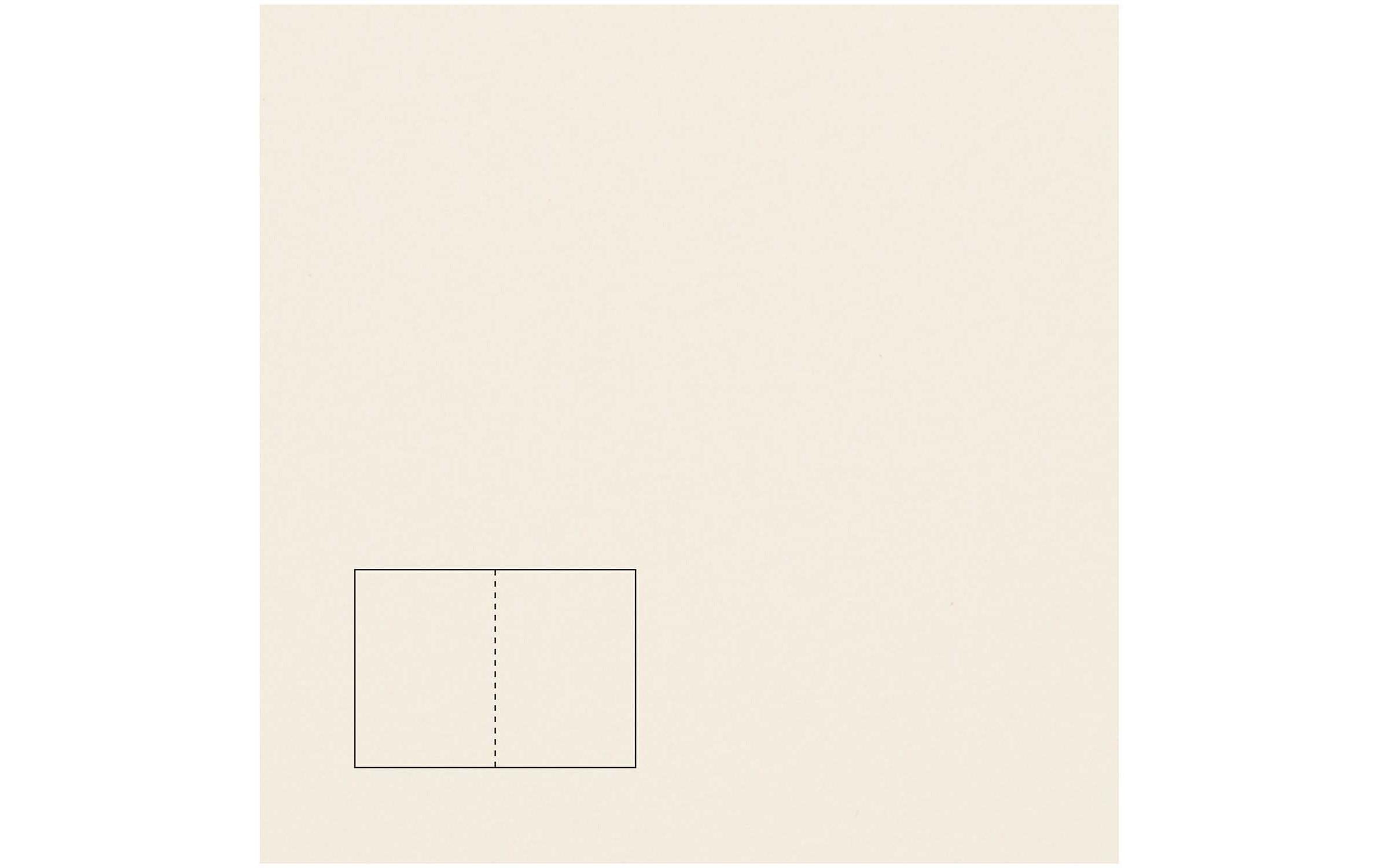 Rico Essentials Karte B6 Klappkarte Hellgelb, 50 Stück, 240 g/m²
