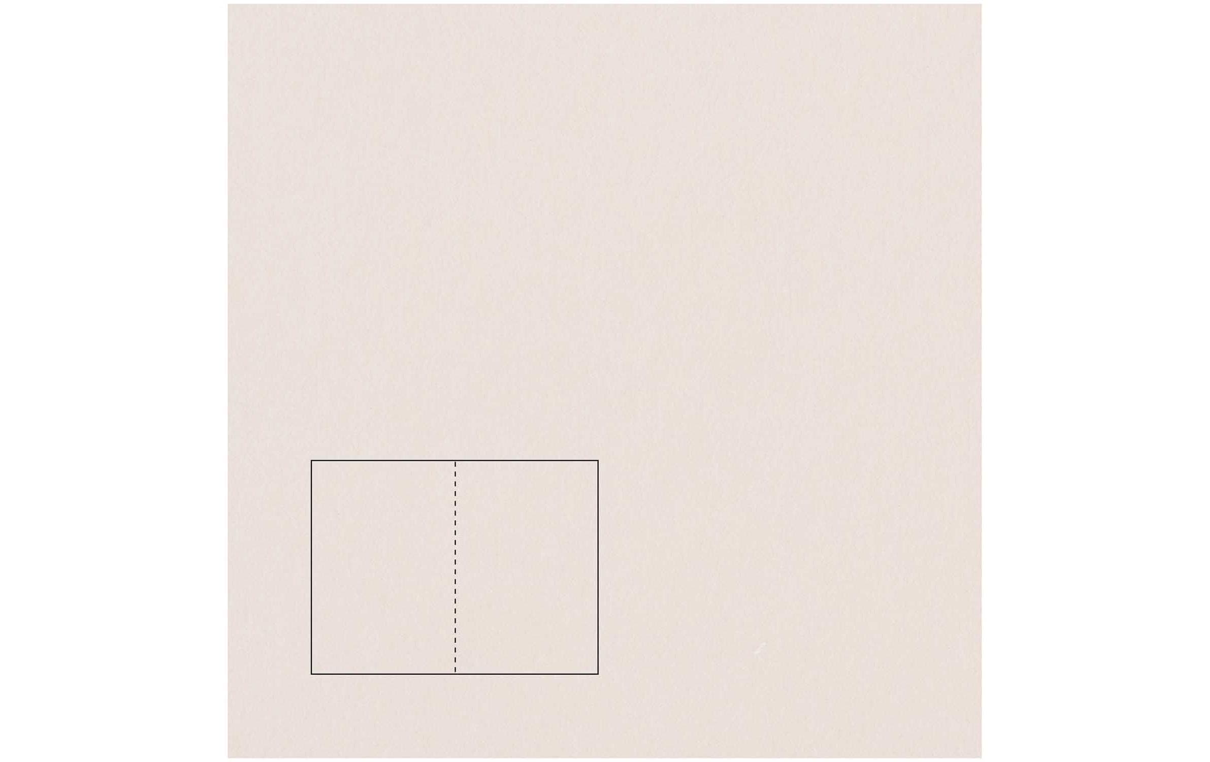Rico Essentials Karte A5 Klappkarte Sand, 50 Stück, 240 g/m²