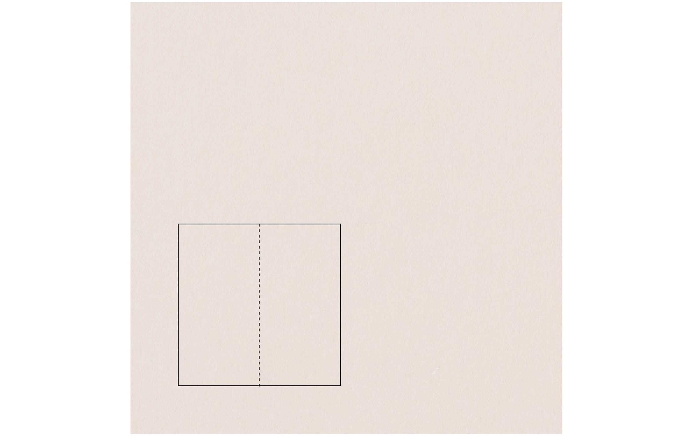 Rico Essentials DL Klappkarte 240 g/m² Sand, 50 Stück