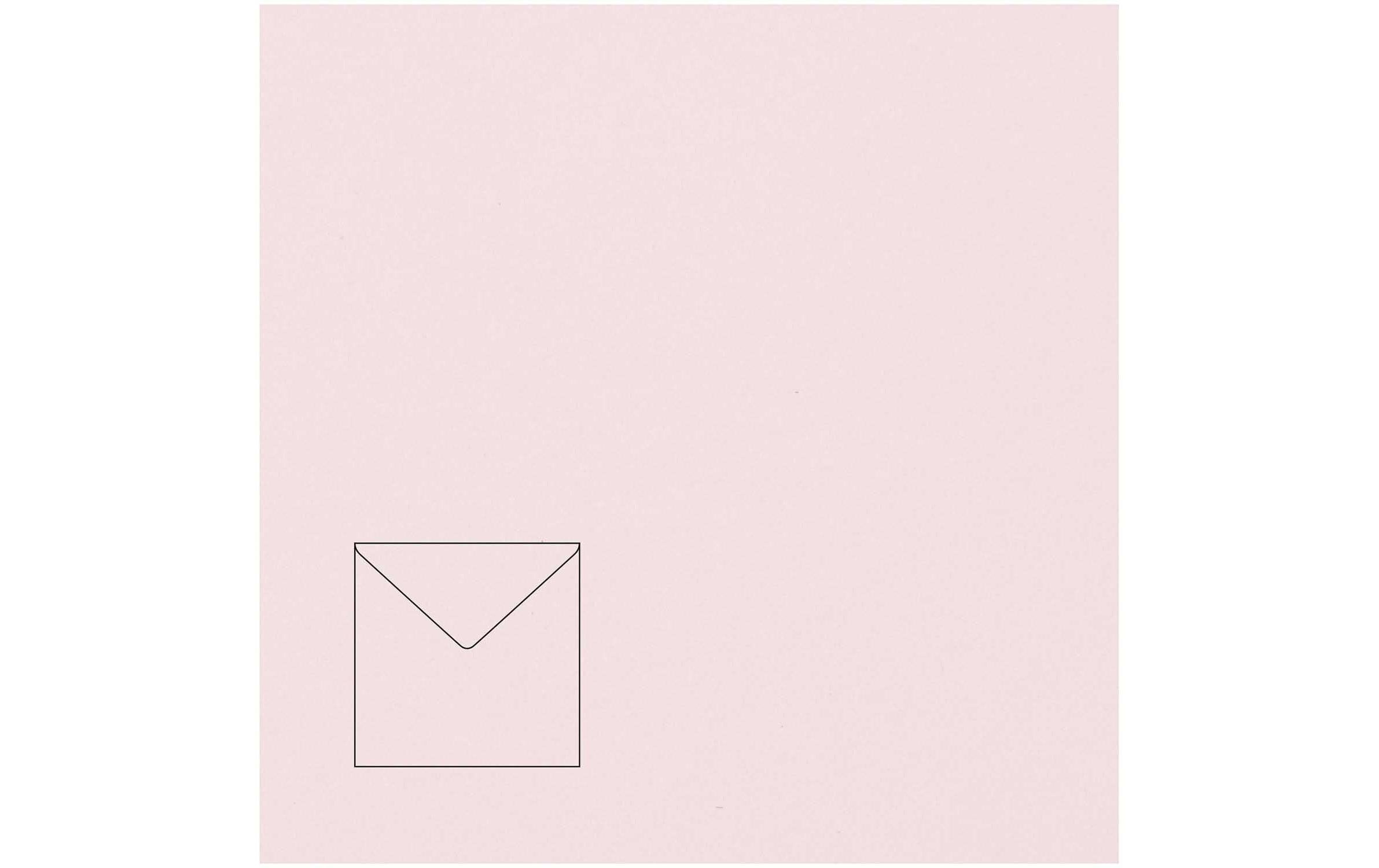 Rico Essentials quadratisch Umschlag Rosa, 50 Stück
