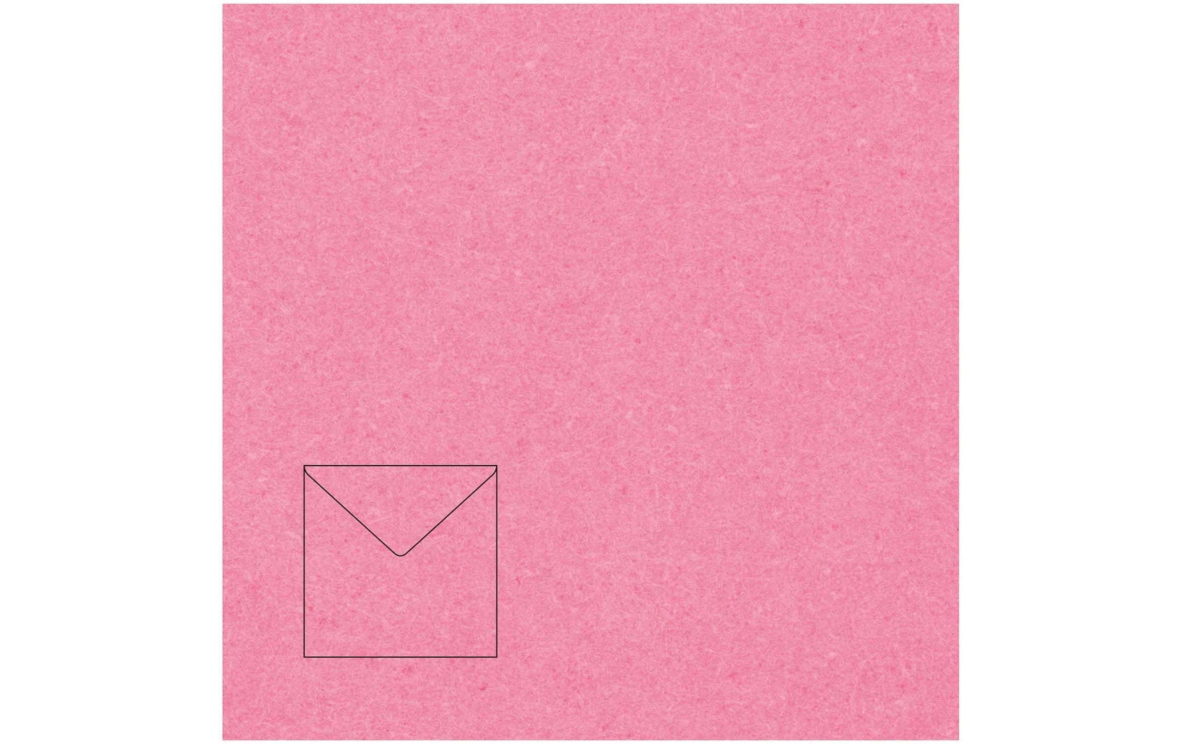 Rico Essentials quadratisch Umschlag Pink, 50 Stück