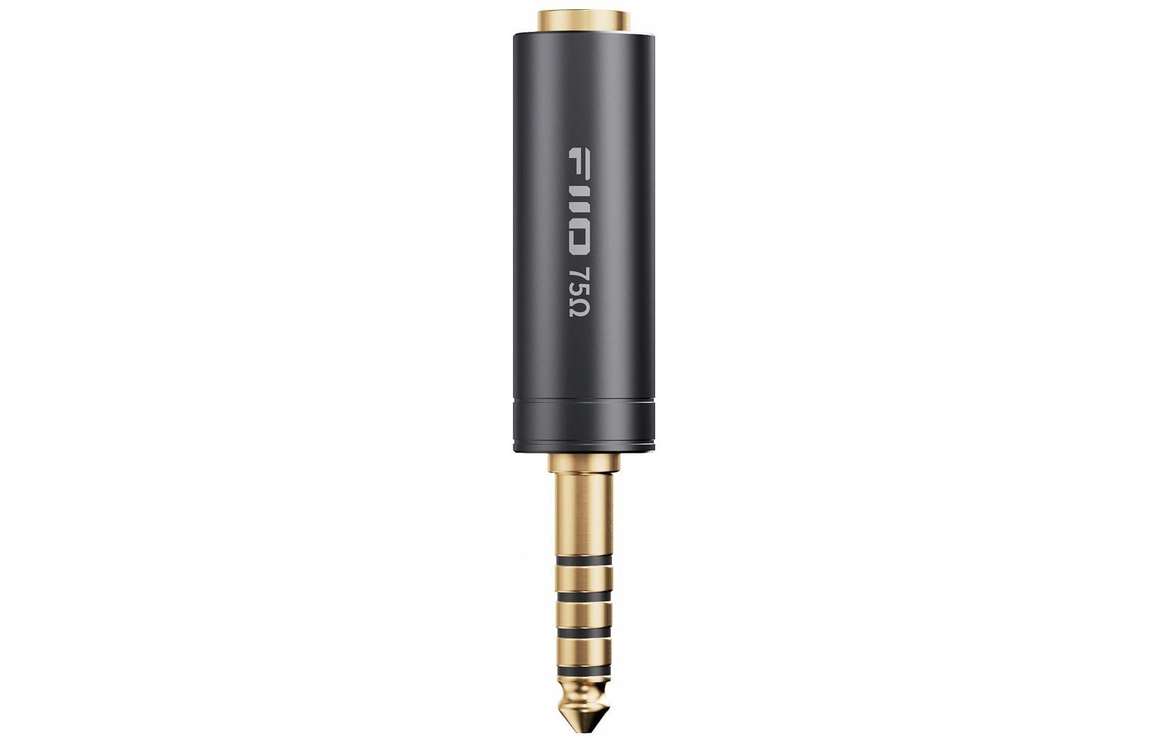 FiiO IMP-4.4M 75 Ohm Impedanzadapter Schwarz, 4.4mm Buchse/Stecker