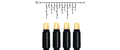 System 24 Extra, Icicle, 150x70cm 42 LED warmweiss, Kabel schwarz