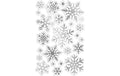 B+C Sticker Silver Crystals 19x10.4cm