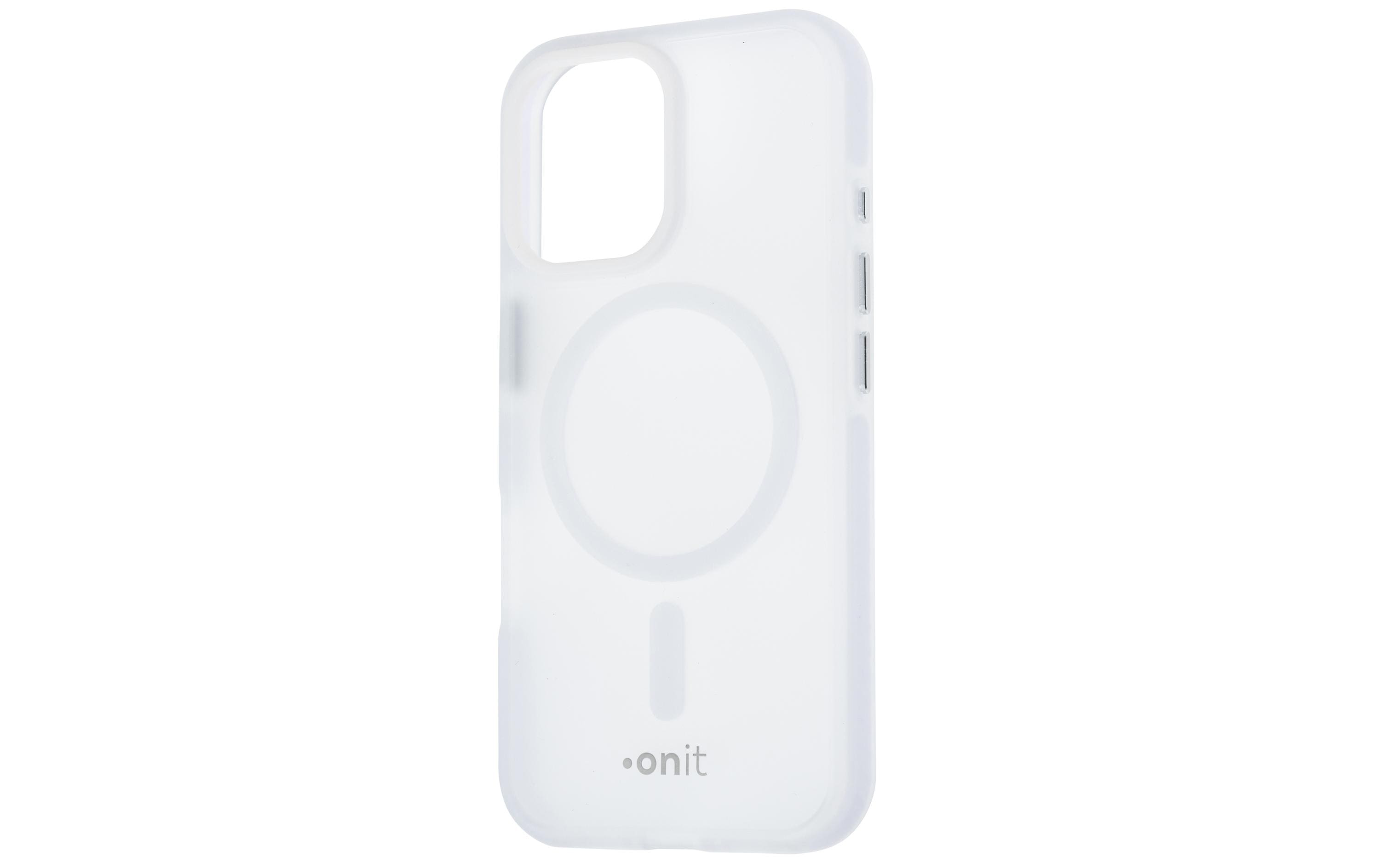 onit Back Cover Mill.Std. iPhone 16 mattweiss / Magsafe / Mill.Std.3m / GRS