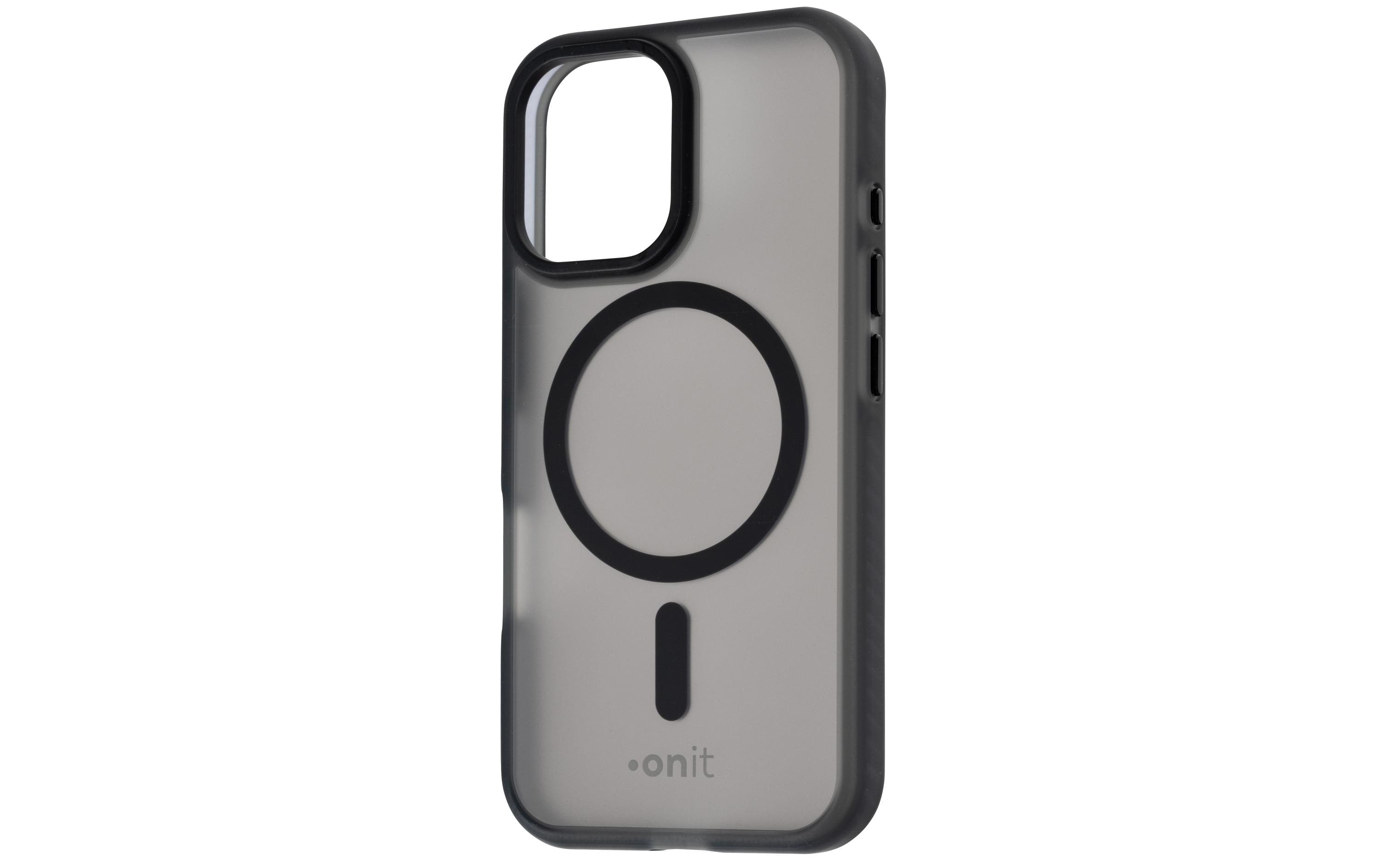 onit Back Cover Mill.Std. iPhone 16 mattschw / Magsafe / Mill.Std.3m / GRS