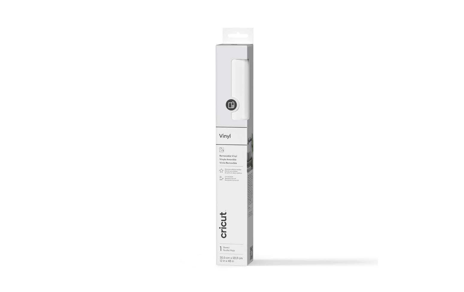 Cricut Vinylfolie wiederablösbar Weiss 1 Rolle à 30.5 x 122 cm