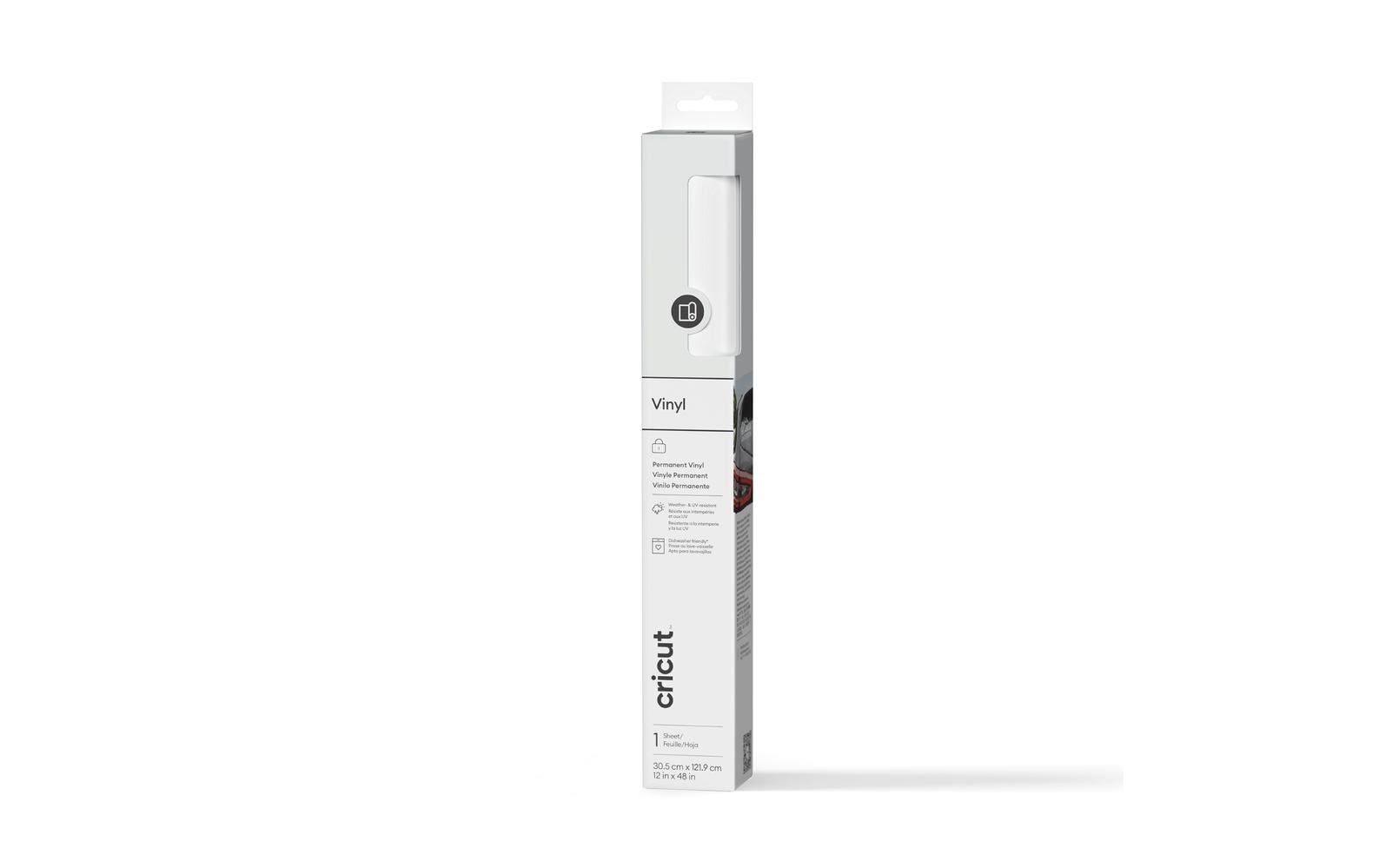 Cricut Vinylfolie Permanent Weiss 1 Rolle à 30.5 x 122 cm