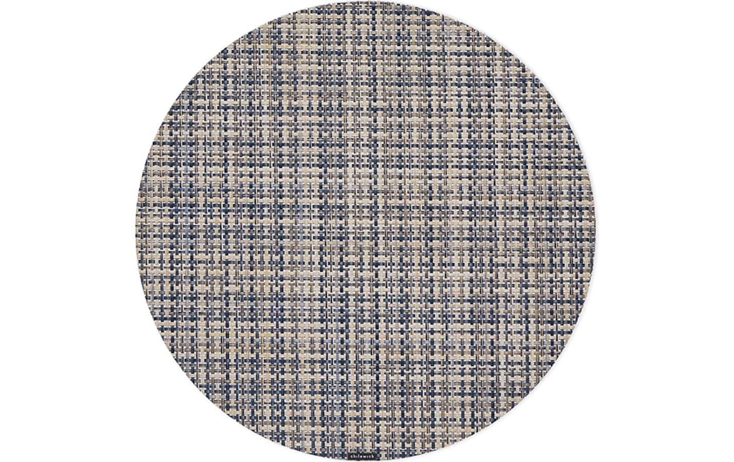 Chilewich Tischset Basketweave rund 1Stk Coast, 38 cm