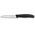 Victorinox Swiss Classic Gemüsemesser 10cm 1 Stk. schwarz, Wellenschliff, 10cm