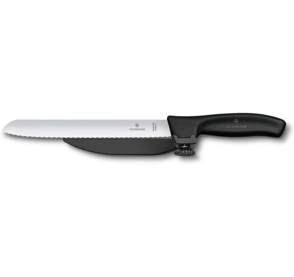 Victorinox Swiss Classic Dux Messer 22cm 1 Stk. schwarz, verstellbare Führung