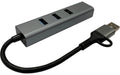 LC Power LC-HUB-C-multi-9 Silber, Type-C, diverse Anschlüsse