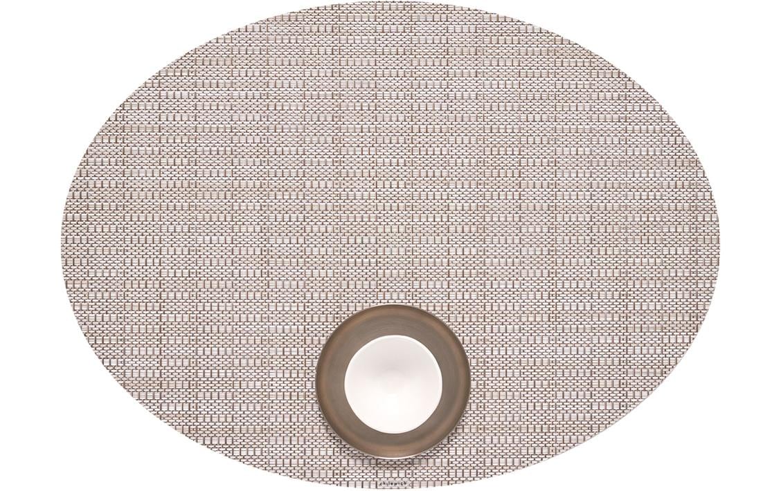 Chilewich Tischset Thatch oval 1Stk Pebble, 36 x 49