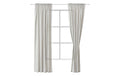 URBANARA Vorhang Hellgrau 2er Set 140x245cm 100% Baumwolle, 190g/m2, OEKO-TEX®100, 40C