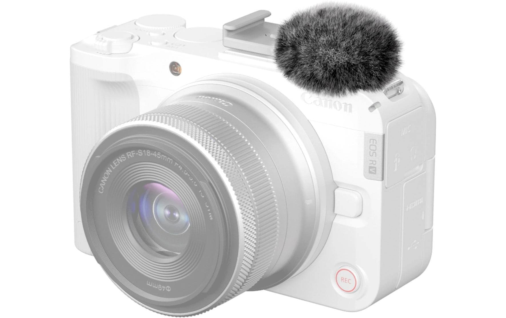 SmallRig Furry Windscreen Kit for Canon EOS R50 V (2pcs)