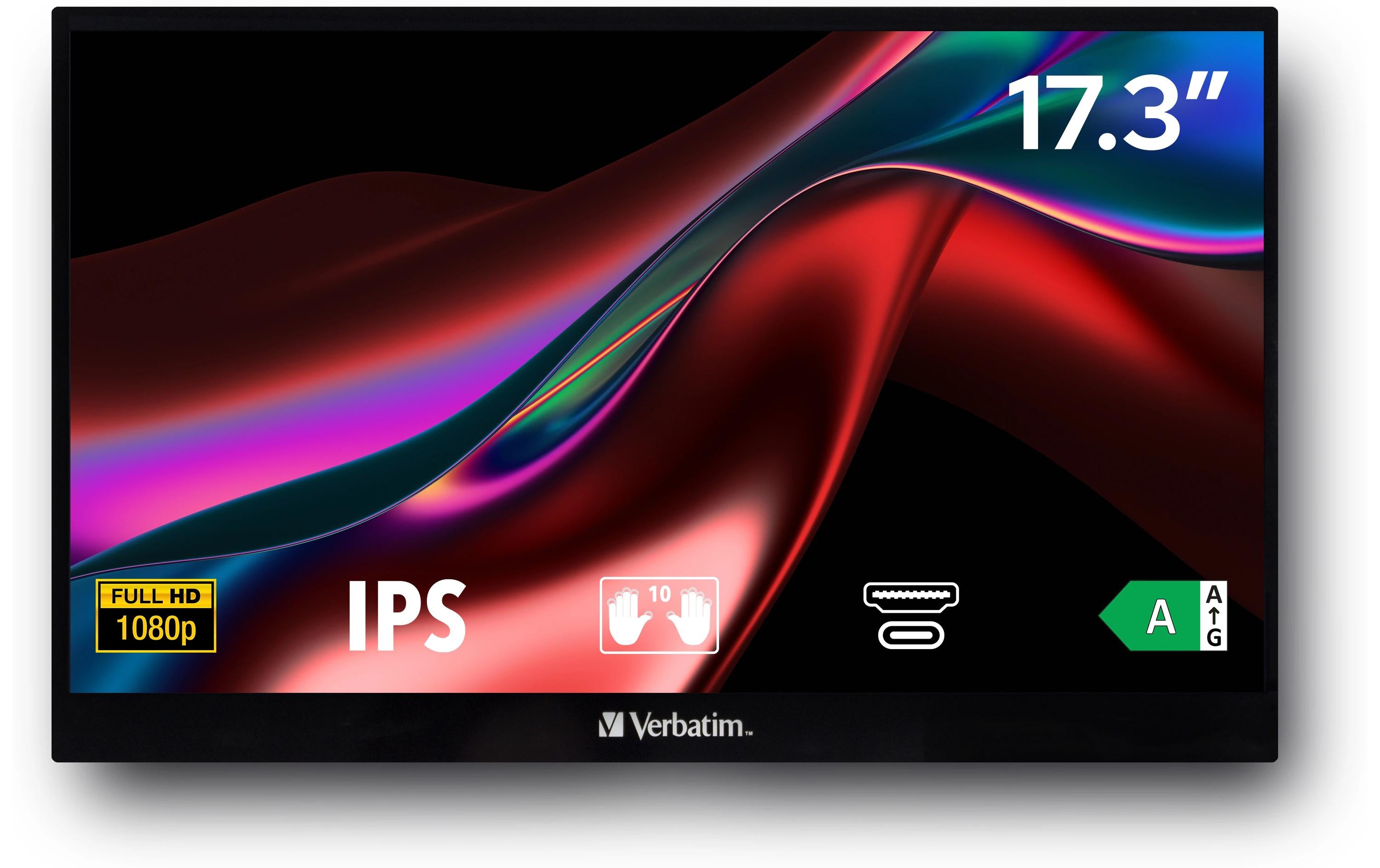 Verbatim Portable Touchscreen Monitor 17.3"