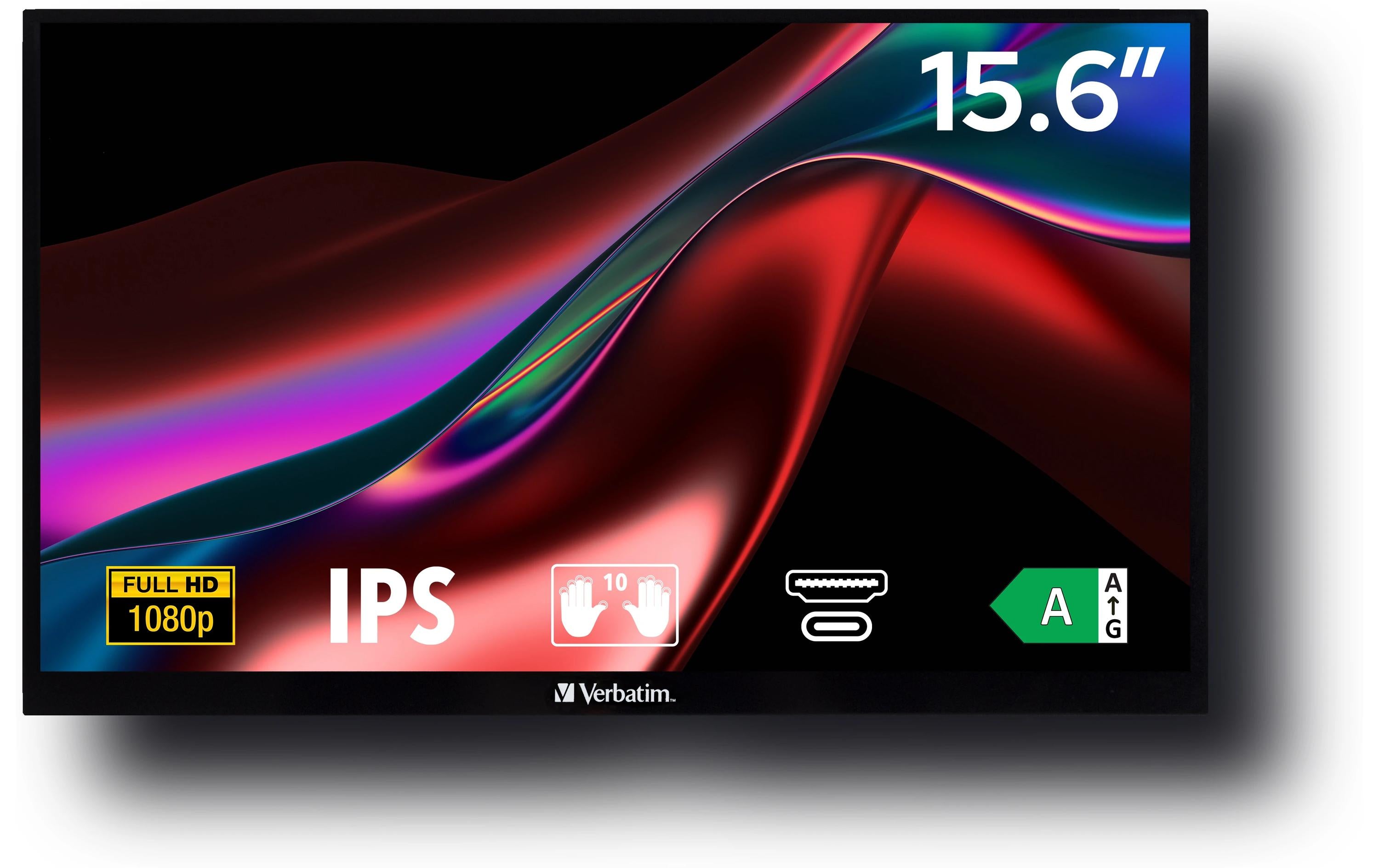 Verbatim Portable Touchscreen Monitor 15.6"