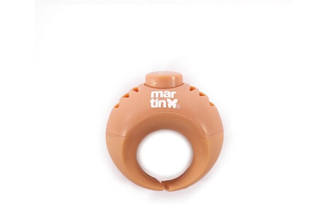 Martin Sellier Clicker Ring 4cm gelb 4 x 3,5 x 2 cm