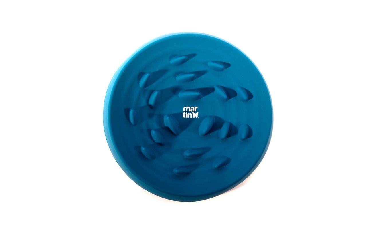 Martin Sellier Napf Slowfeeder 22cm, Silikon, blau