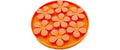 Bubimex Leckmatte für Katzen & Hunde Lickflower orange