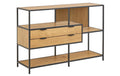 AC Design Regal Seaford Wildeiche Metall/Melamin, (WxDxH): 114x35x78 cm
