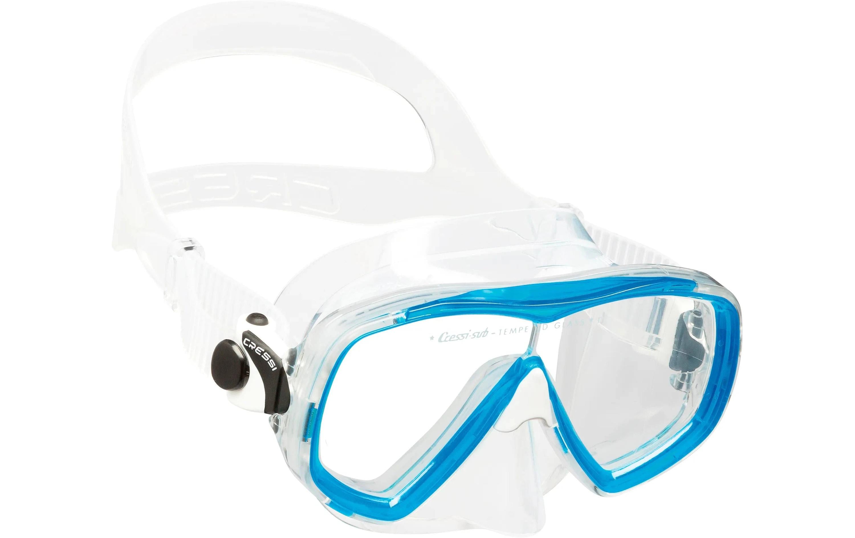 CRESSI ESTRELLA JR TXLE STRAP MASK BLUE