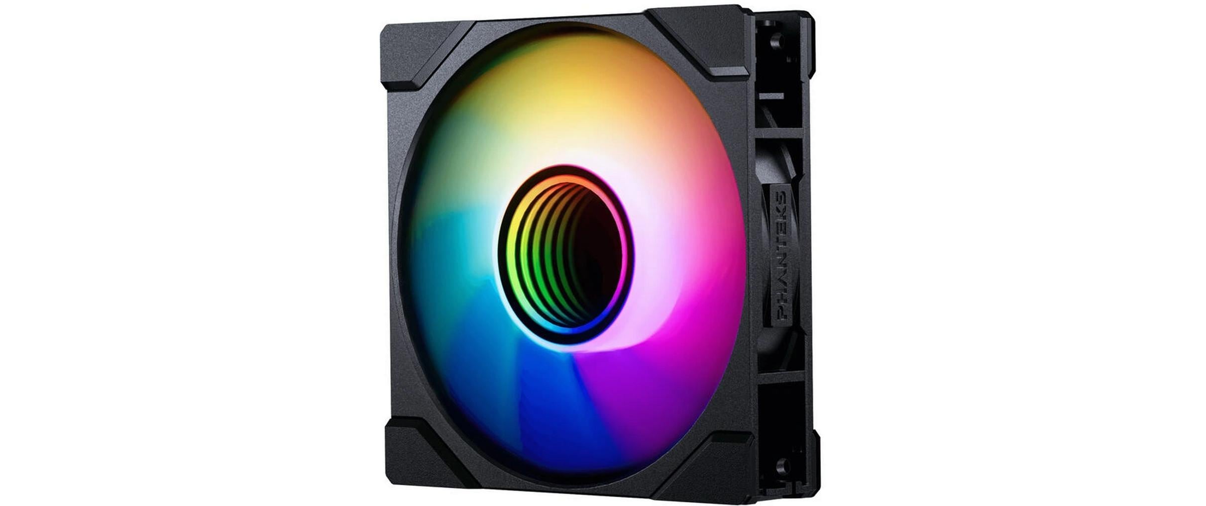 Gehäuselüfter M25 D-RGB REV 120 120x120x25mm, 1er. Schwarz