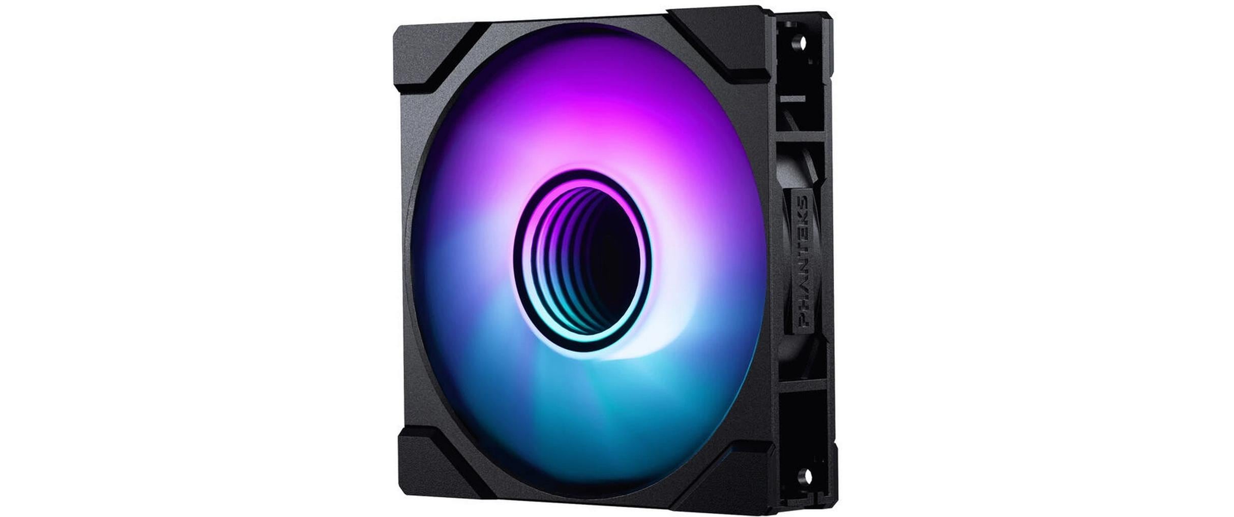Gehäuselüfter M25 D-RGB 120 120x120x25mm, 1er. Schwarz