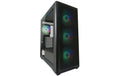 Lc-Power Midi Tower LC-811B-ON 2x 2,5" + 2x 3,5", Schwarz