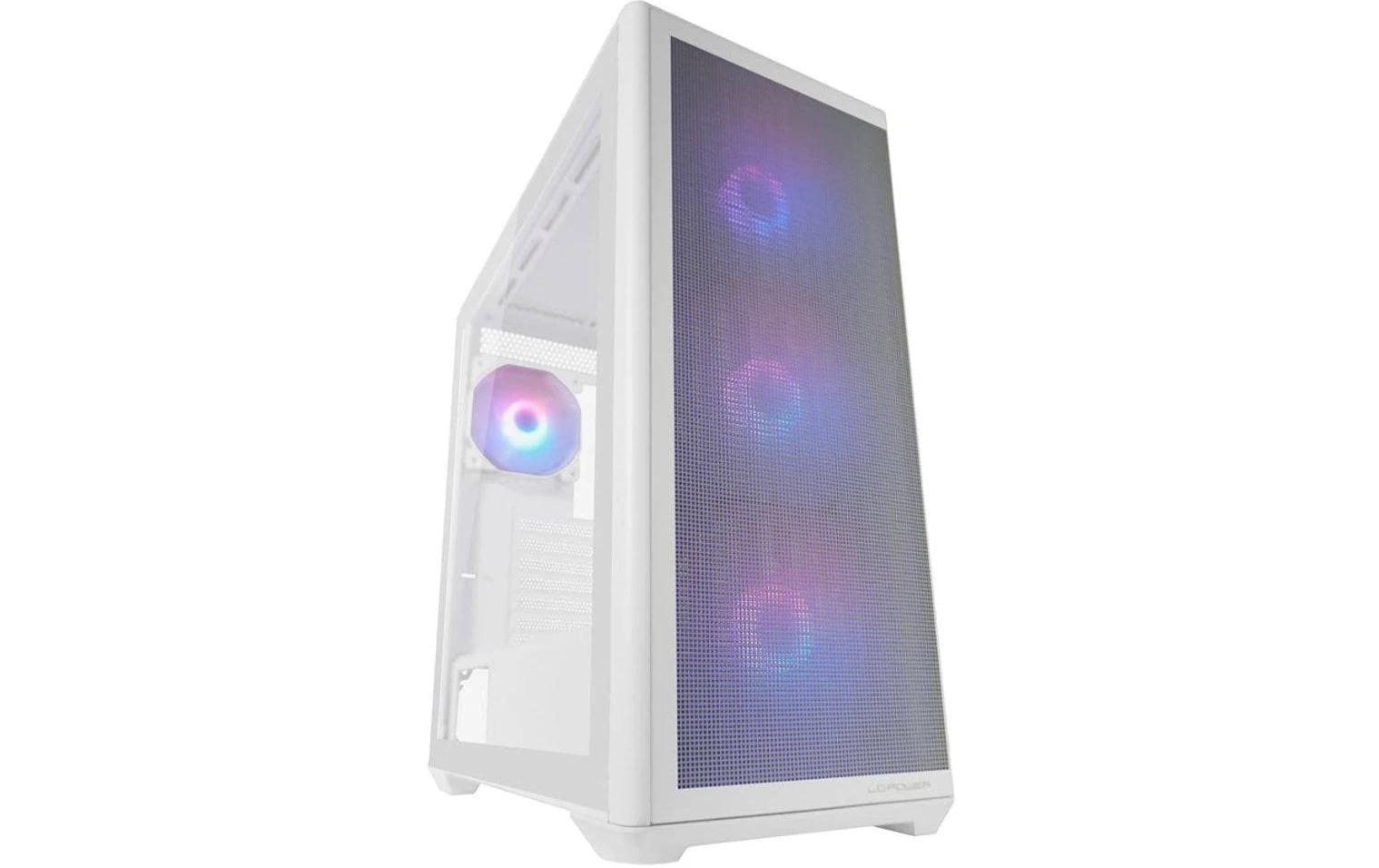 Lc-Power Midi Tower LC-811W-ON 4x 2,5" + 3x 3,5" , Weiss