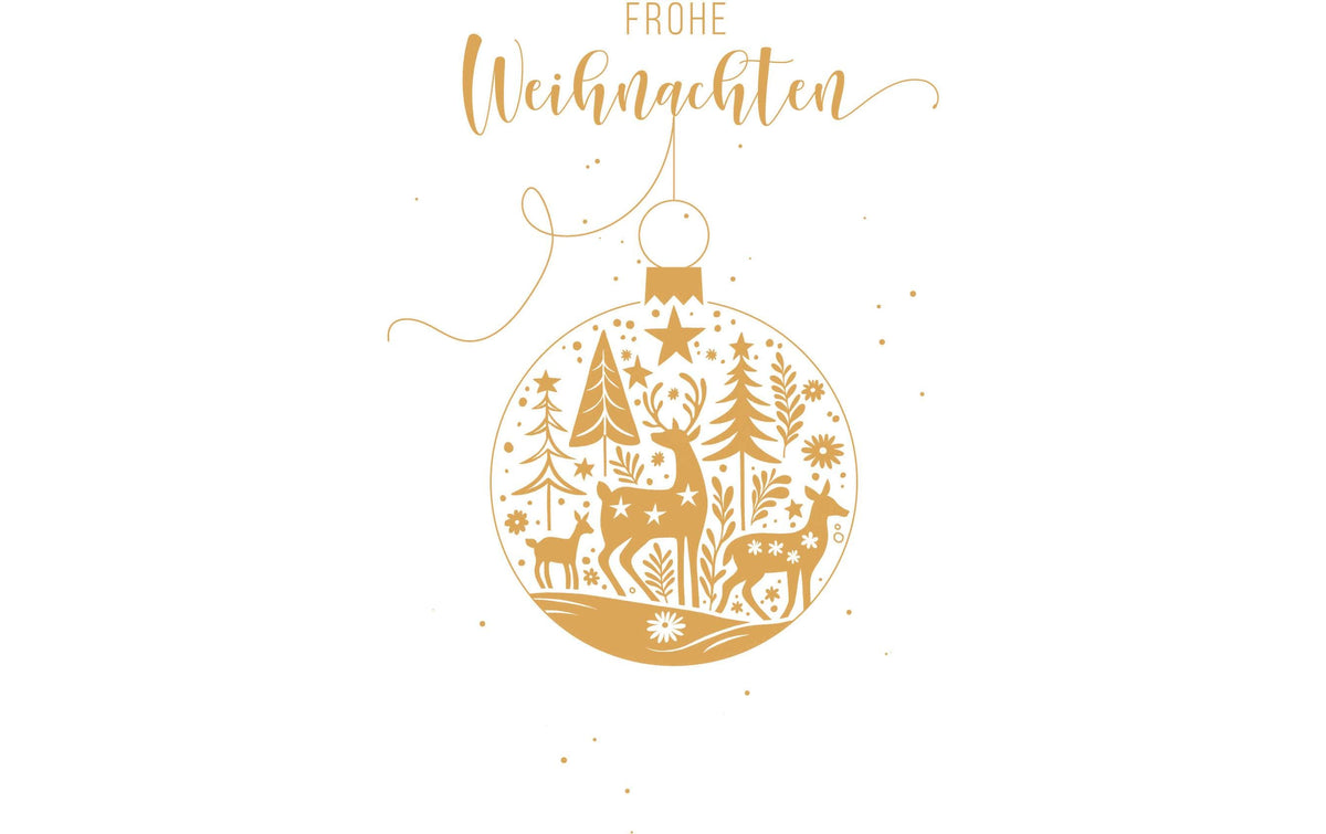 ABC Weihnachtskarten-Set Format A6, 105 x 148 mm, 6 Stück