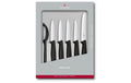 Victorinox Swiss Classic Gemüsemesser Set 6- teilig schwarz, PP Polypropylen