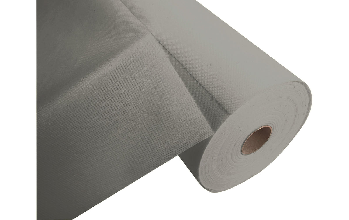 PRO nappe Tischläufer Tête-à-tête, Grau Rolle,40x480cm,Polypropylene,Wasserabweisen