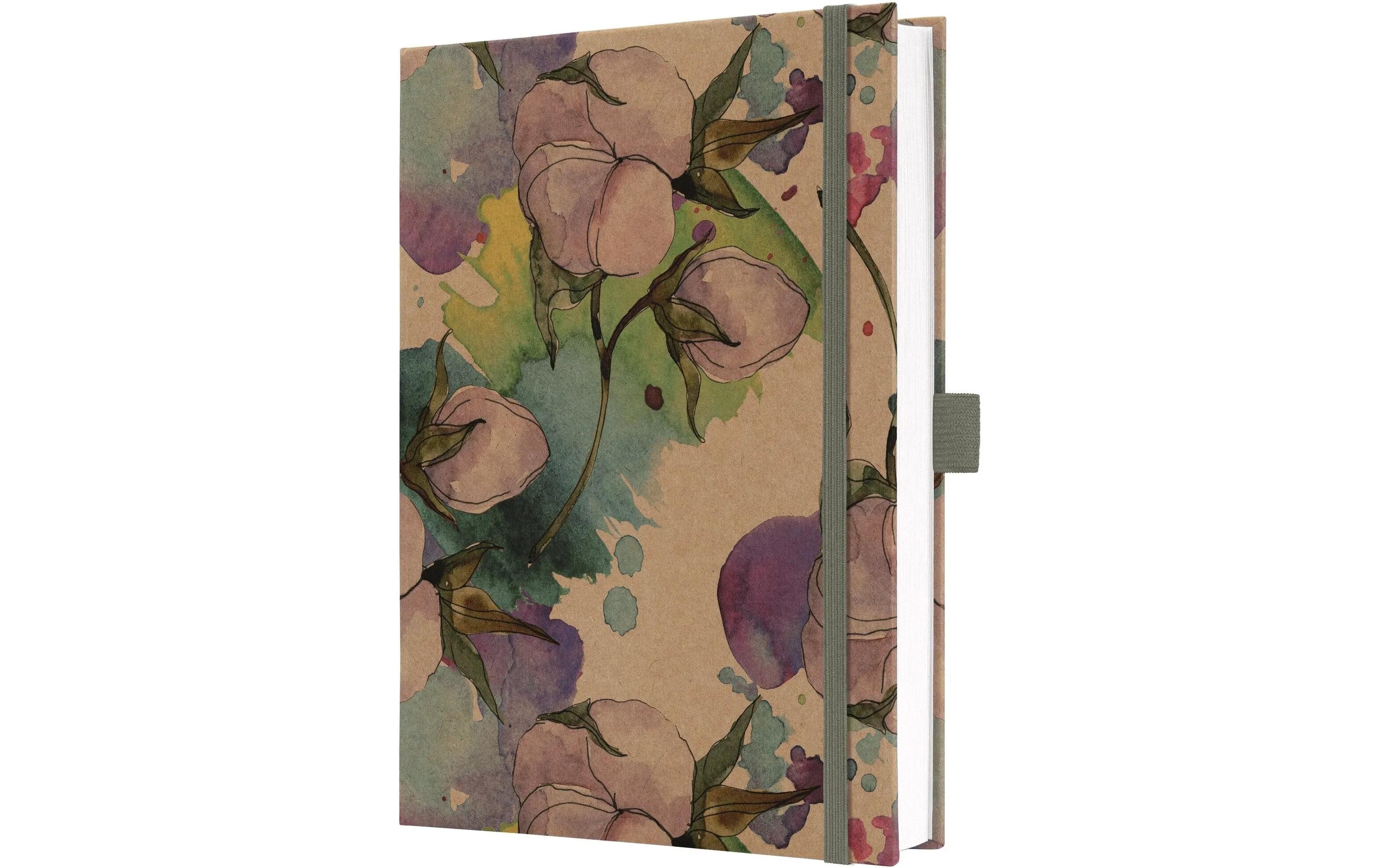 Jolie Notizbuch Pure Cottonflower A5 liniert, 192 Seiten, 100g