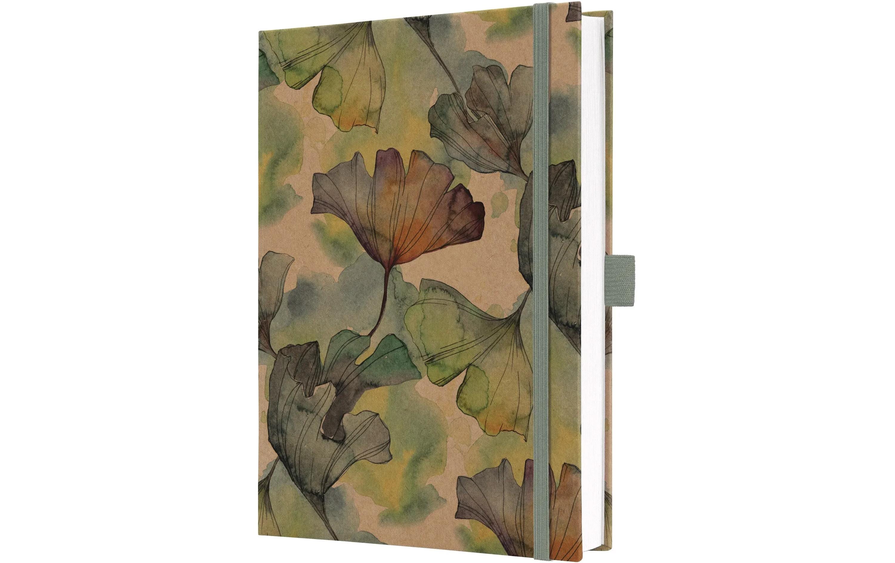 Jolie Notizbuch Pure Ginko A5 liniert, 192 Seiten, 100g