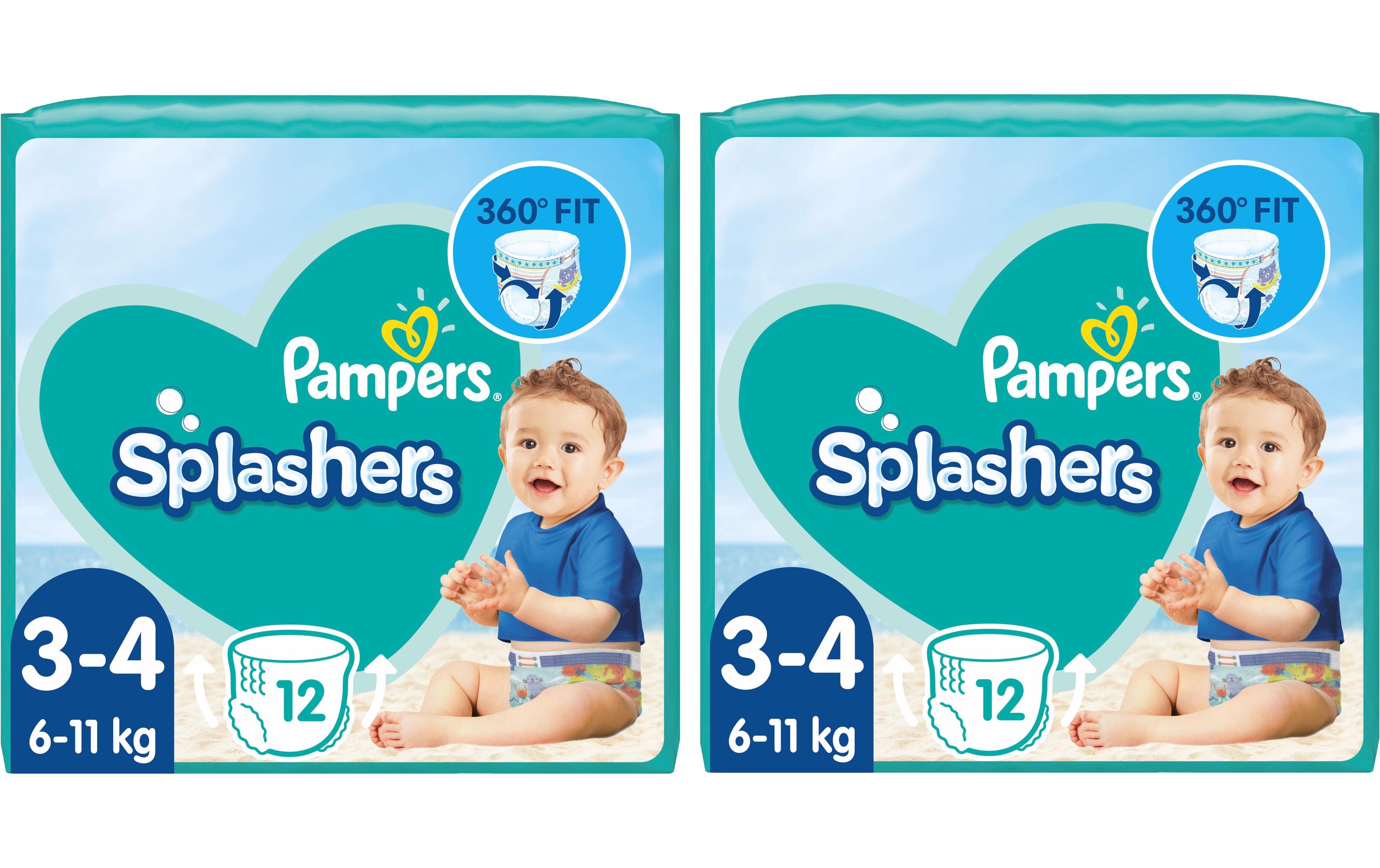 Pampers Splashers Gr. 3-4 Tragepack, 2 x 12 Stück