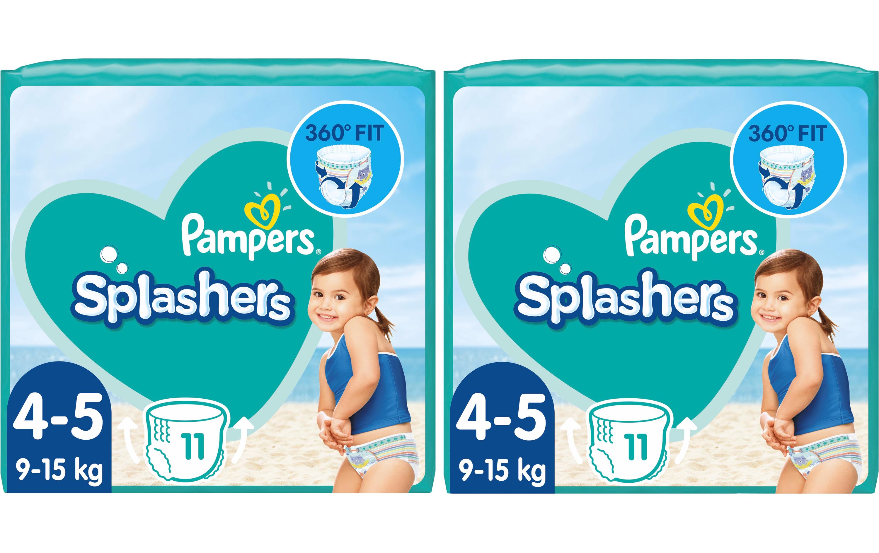Pampers Splashers Gr. 4-5 Tragepack, 2 x 11 Stück